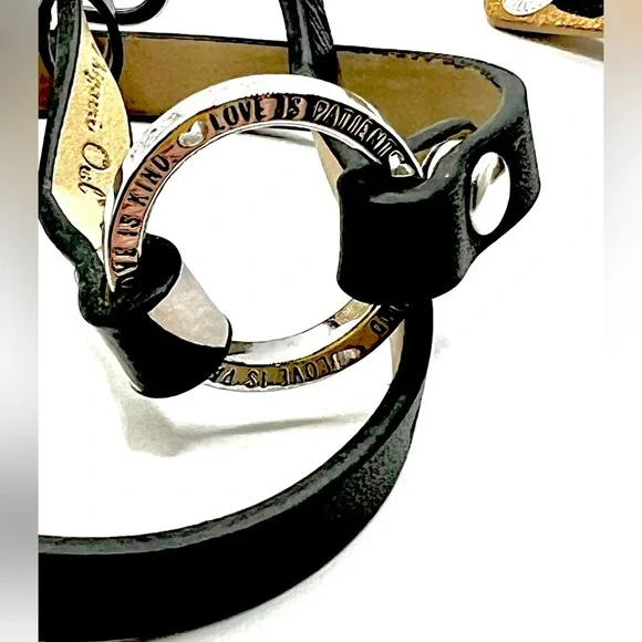 Origami Owl Leather Wrap Bracelet Bundle - Picture 2 of 5